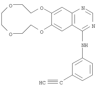 [1,4,7,10]Tetraoxacyclododecino[2,3-g]quinazolin-4-amine, N-(3-ethynylphenyl)-7,8,10,11,13,14-hexahydro-